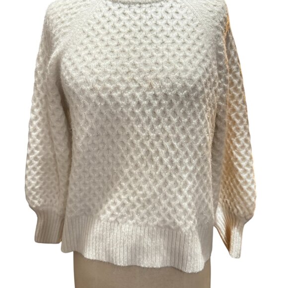 Line & Dot x REVOLVE Textured Knit Sweater – White – Size Small - Picture 2 of 6